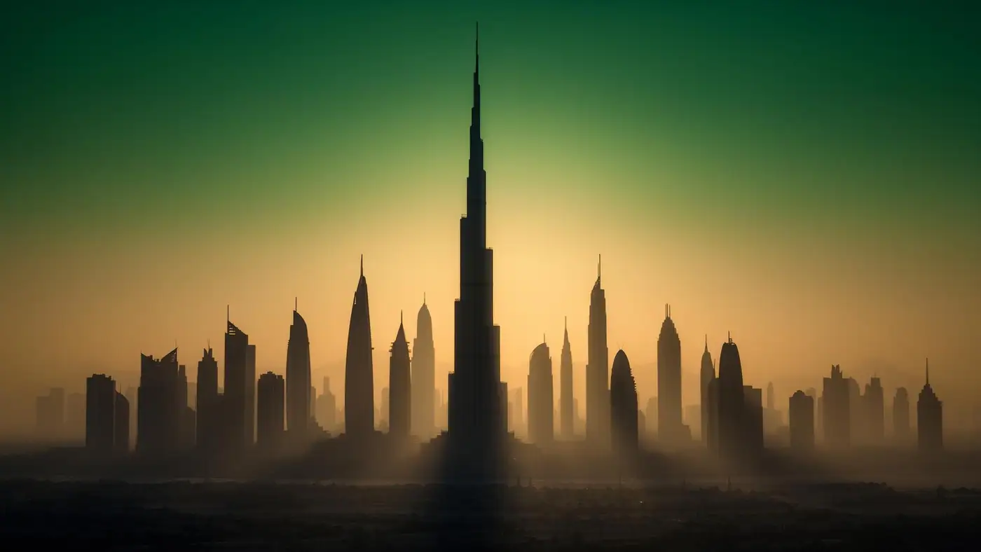 Dubai skyline representing FMC business partnerships